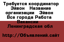 Требуется координатор Эйвон › Название организации ­ Эйвон - Все города Работа » Вакансии   . Ленинградская обл.